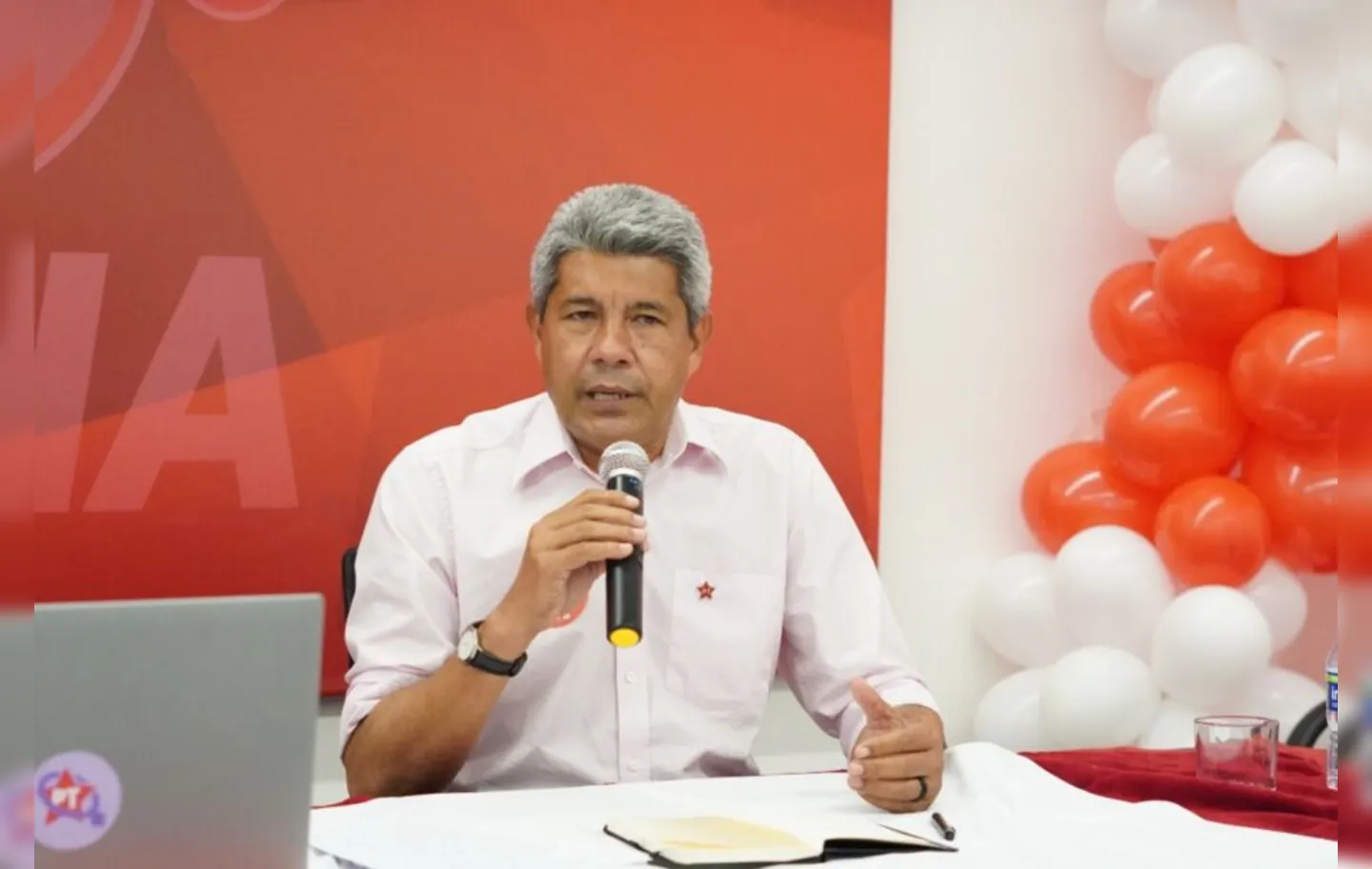 Jerônimo Rodrigues foi escolhido pela sigla como pré-candidato ao governo do estado