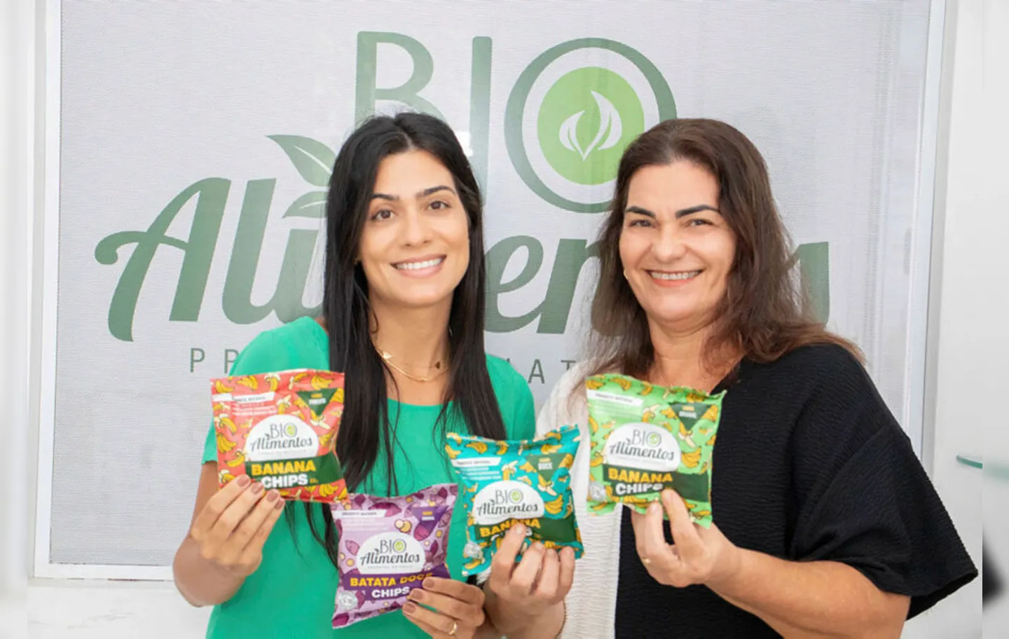 Luciana e Lúcia Sacramento, diretoras da Bio Alimentos