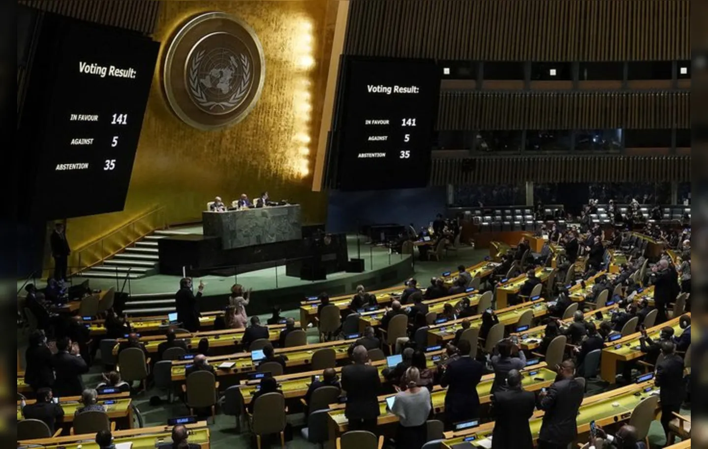 Brasil foi um dos 140 países que votou à favor da resolução