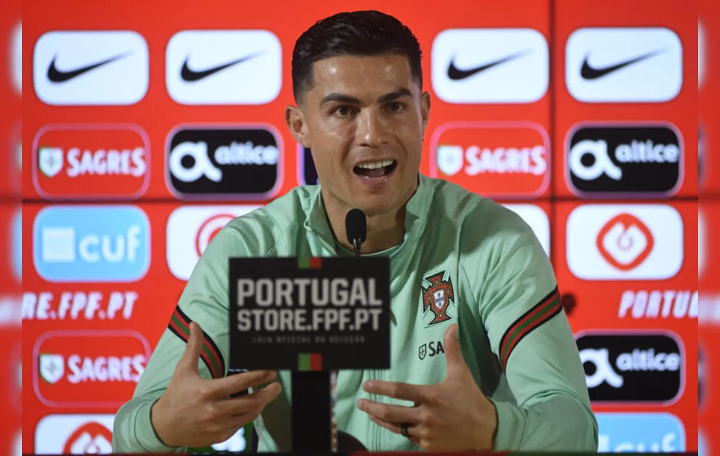 Durante coletiva, o astro Cristiano Ronaldo pregou respeito ao adversário, apesar de sua evidente superioridade