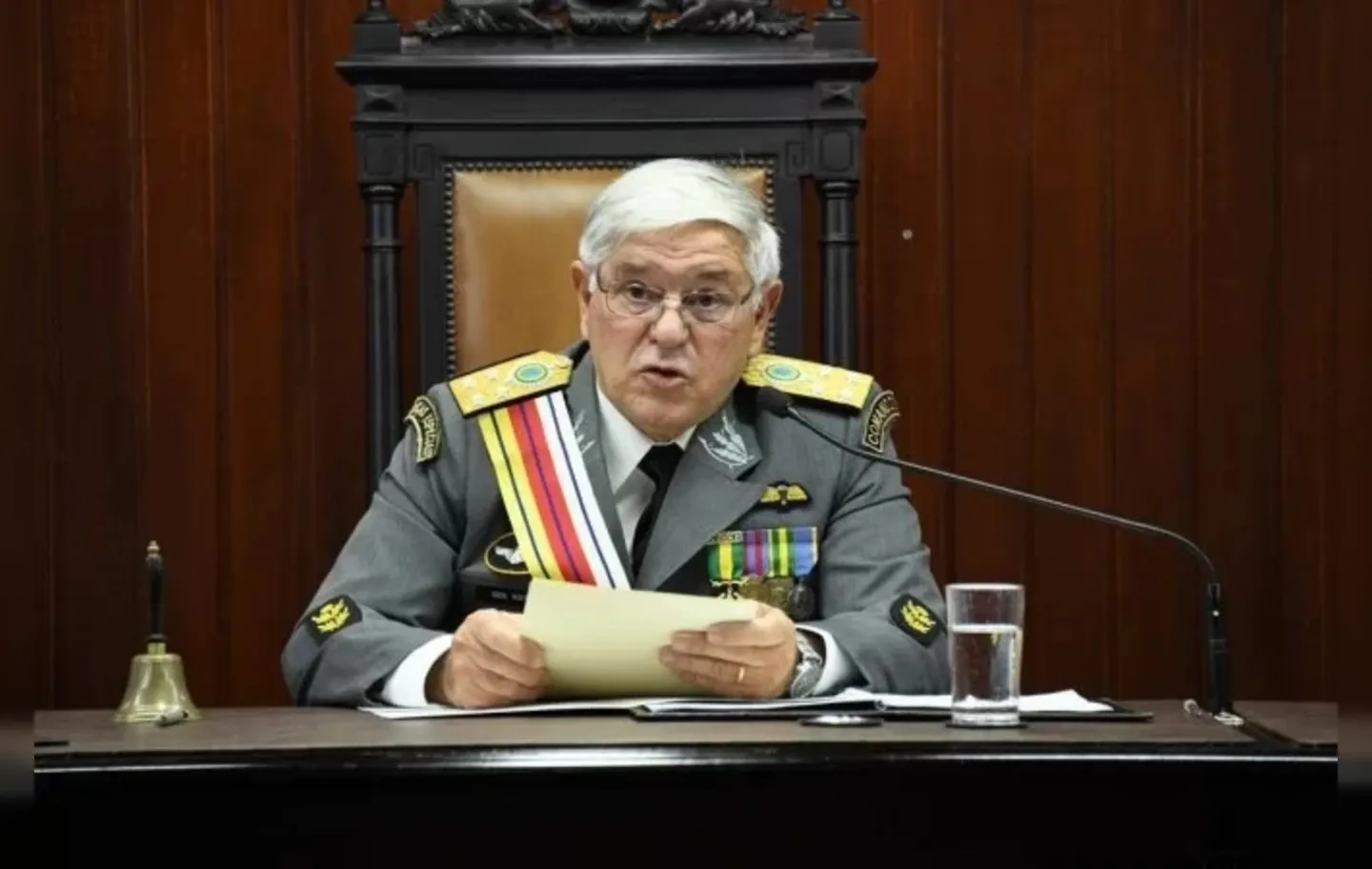 O general Luiz Carlos Gomes Mattos falou que ficou incomodado com a repercussão sobre o passado das Forças Armadas durante o período ditatorial