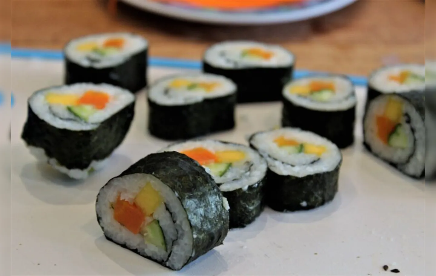 O sushi Califõrnia é um dos queridos do Japa vegano