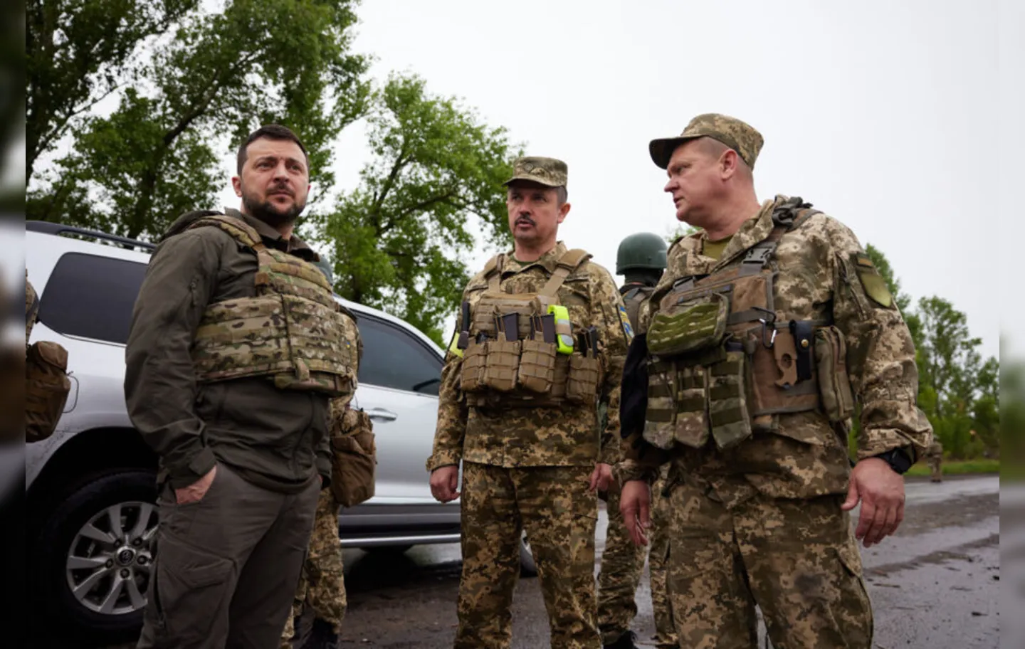Zelensky permaneceu em Kiev desde que o presidente russo lançou a invasão da Ucrânia em 24 de fevereiro
