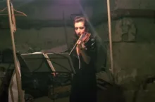 Imagem ilustrativa da imagem O violino, 'arma de resistência' dos músicos ucranianos