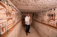 Imagem ilustrativa da imagem Egito descobre cinco tumbas faraônicas em Saqqara
