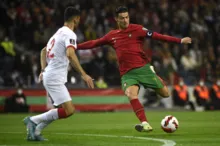 Imagem ilustrativa da imagem Portugal vence Turquia e enfrenta Macedônia para ir à Copa