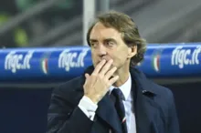 Imagem ilustrativa da imagem Mancini diz que quer permanecer no comando da seleção italiana