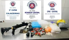 Imagem ilustrativa da imagem Operação apreende fuzil, granada e drogas em Águas Claras