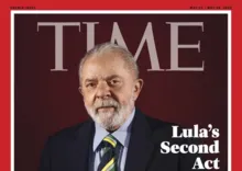 Imagem ilustrativa da imagem Lula é capa da Time com a descrição de “presidente mais popular”
