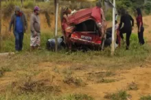 Imagem ilustrativa da imagem Motorista sai ileso de grave acidente em rodovia no sudoeste baiano