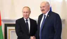 Imagem ilustrativa da imagem Putin diz que vai enviar mísseis a Belarus em reação à Otan