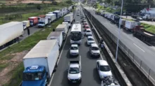 Imagem ilustrativa da imagem Com divergência sobre greve, líderes caminhoneiros criticam voucher