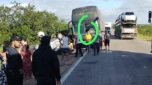 Imagem ilustrativa da imagem Ônibus da banda Limão com Mel se envolve em acidente na Br-116
