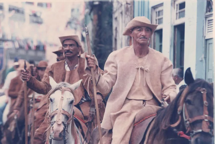 Encourados de Pedrão Desfile do 2 de Julho no Pelourinho em 1999