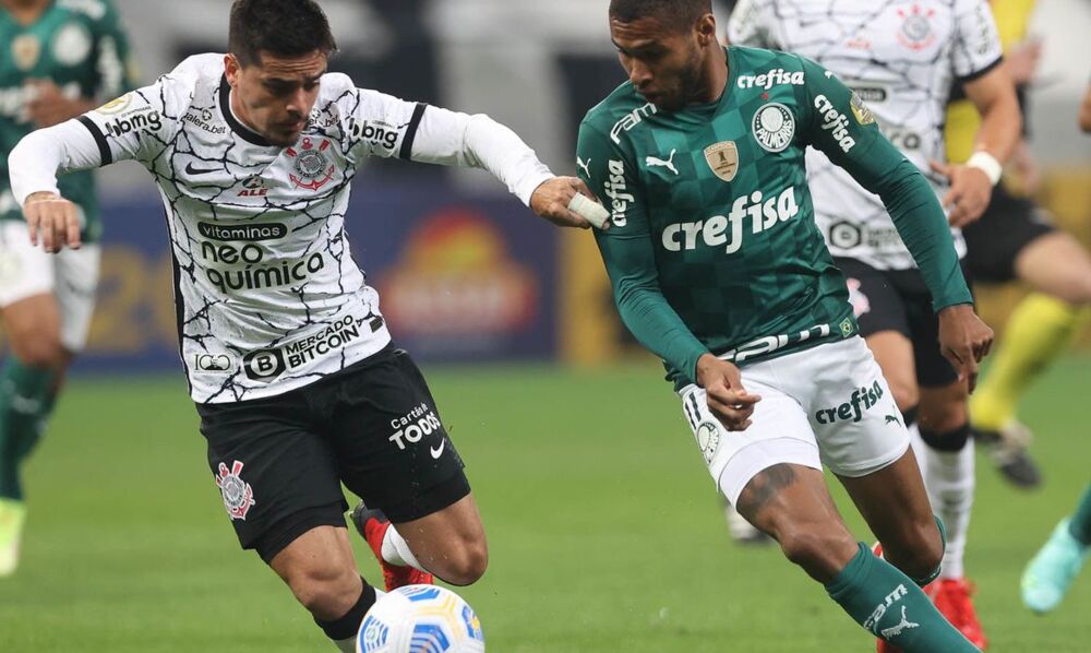 O Verdão tem 26 pontos, seis a mais que o Timão, restando seis pontos em disputa pelas duas equipes