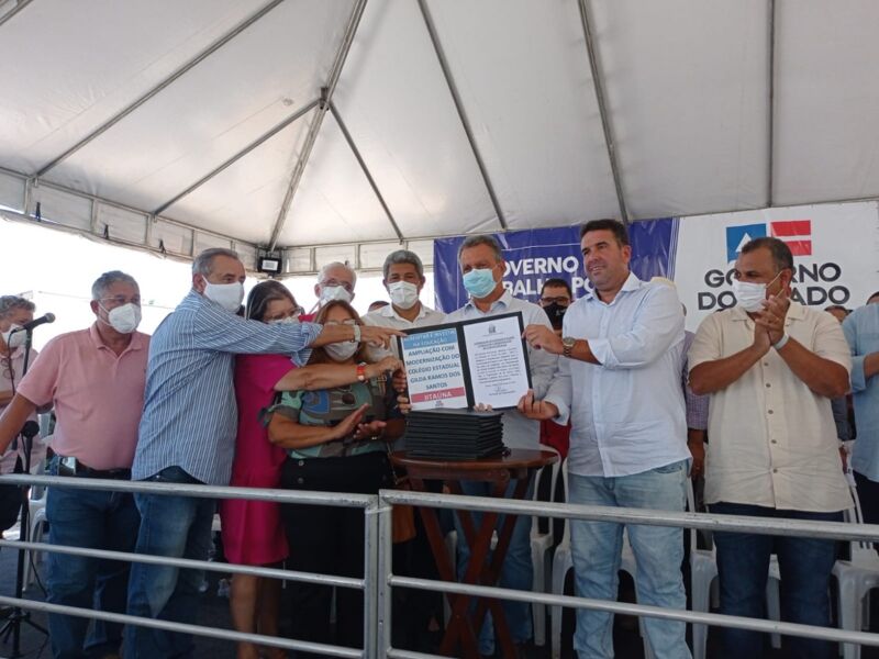 Governador esteve na cidade neste domingo