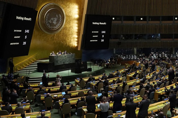 Brasil foi um dos 140 países que votou à favor da resolução