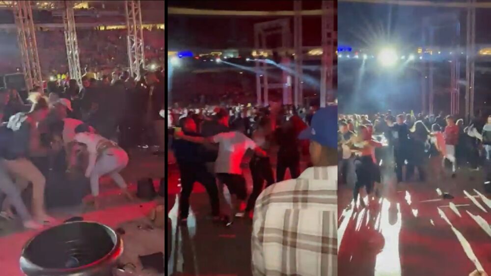 Briga foi registrada durante show