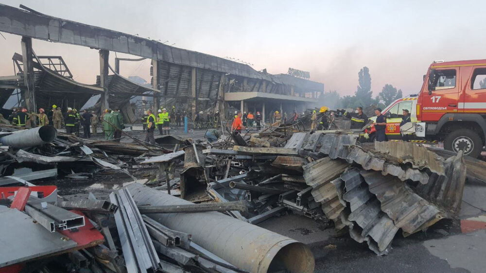 Ataque ocorreu na cidade de Kremenchuk