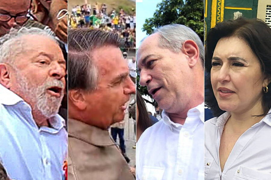 Lula, Bolsonaro, Ciro e Tebet marcaram presença em Salvador