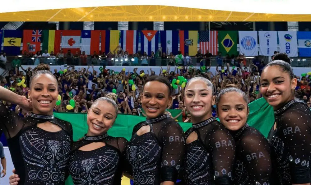 O Brasil superou os Estados Unidos, uma das grandes potências mundiais da modalidade, em uma prova por equipes e saiu com o ouro