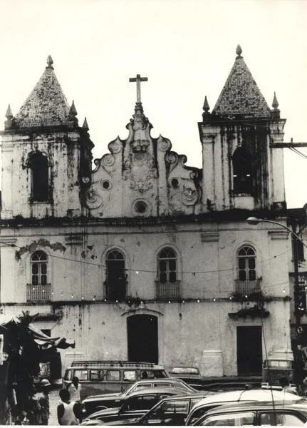 A Igreja da Barroquinha foi a sede da devoção que realizava a Festa de Nossa Senhora da Boa Morte em Salvador. Data: Junho de 1975,