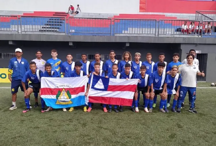 Equipe Sub-15 da Academia de Futebol, Lucas Quirino, que disputa a Copa 2 de Julho