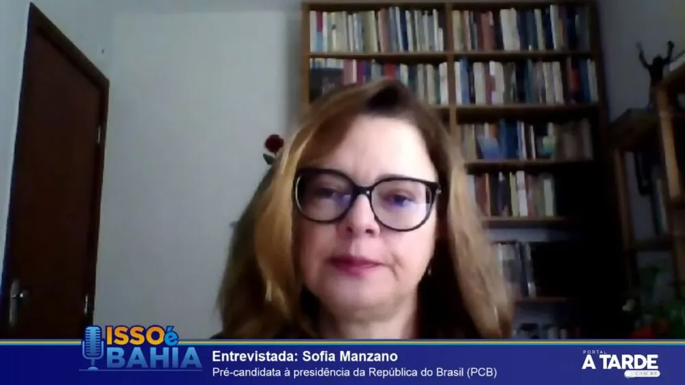 "Somos um partido comunista e não temos o problema em dizer isso", disse a economista e professora da UESB, Sofia Manzano, pré-candidata à Presidência da República pelo PCB