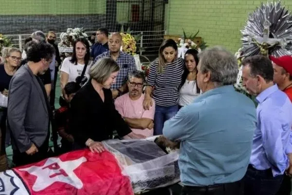 Velório de Marcelo Arruda em Foz do Iguaçu, Paraná