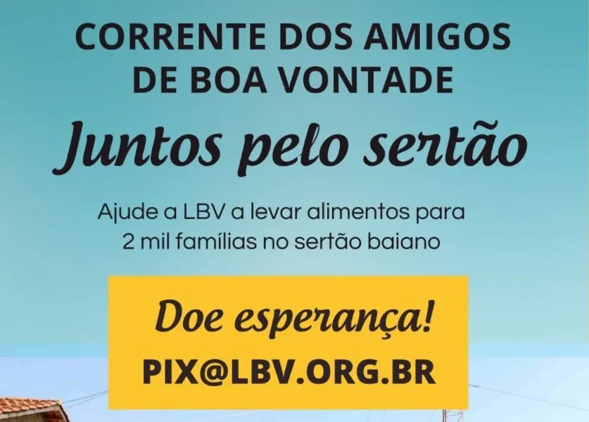 A arrecadação dos alimentos se encerra no dia 23 de julho