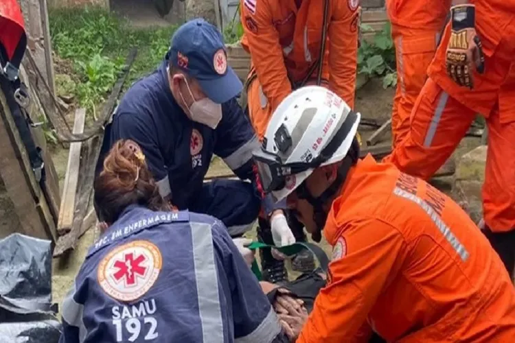 Homem apresentou hipotermia, já que havia água na cisterna