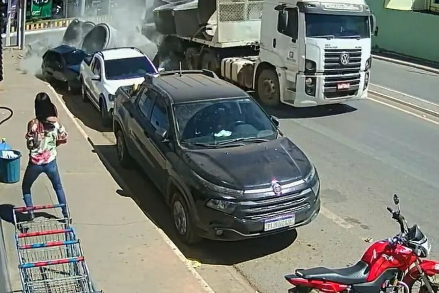 Apesar do susto, não houve ninguém ferido