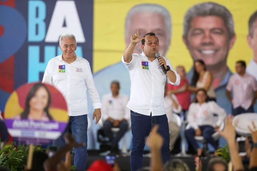 Durante discurso, Geraldo reforçou continuidade de projetos iniciados por Rui Costa