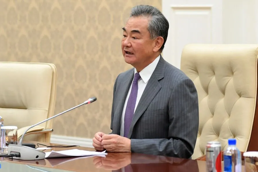 O ministro das Relaçãoes EXteriores da China, Wang Yi