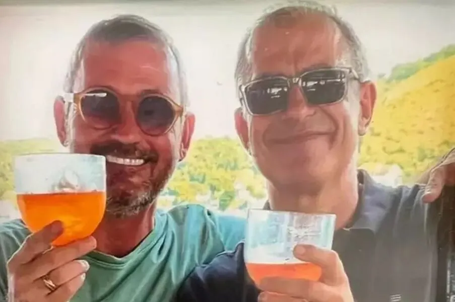 Walter e Uwe eram casados havia 23 anos