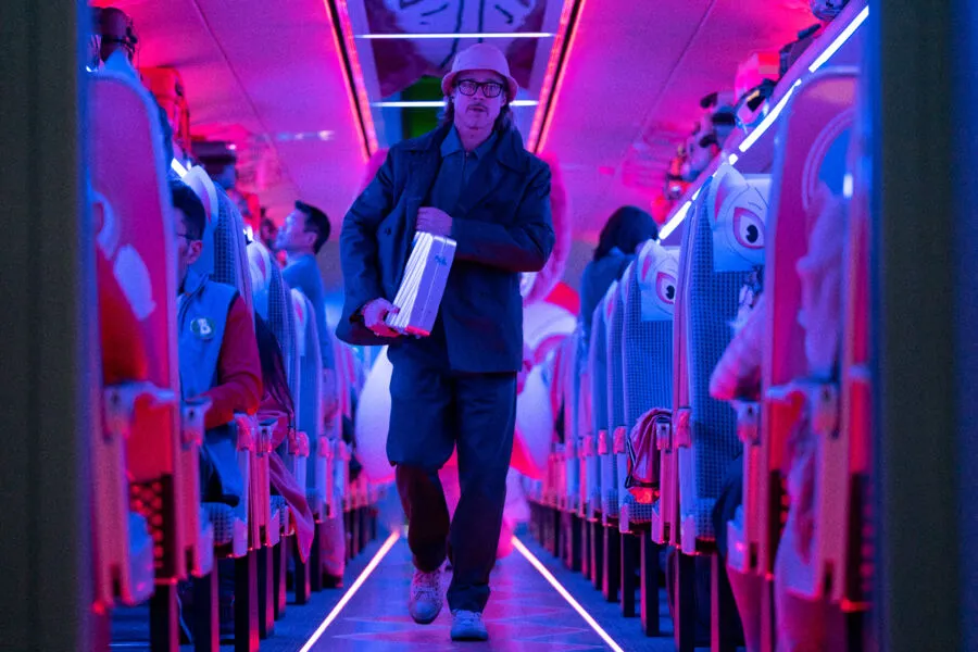 O ator 
Brad Pitt se desvencilha, 
mais uma vez, da imagem de galã