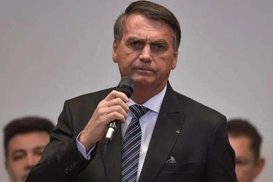 O presidente participou de gravações para material de campanha na manhã desta sexta-feira, 12