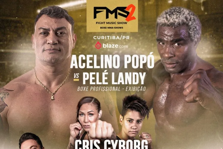 Popó e Pelé Landi fazem a luta principal do Fight Music Show em Curitiba