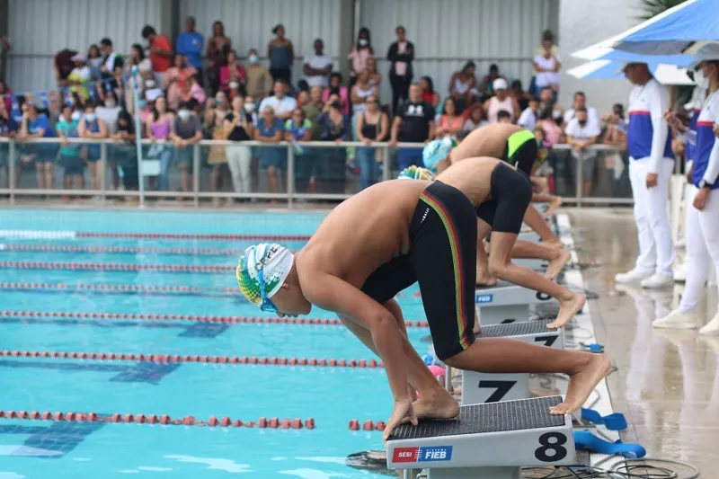 A competição aconteceu na piscina do Sesi em Feira de Santana