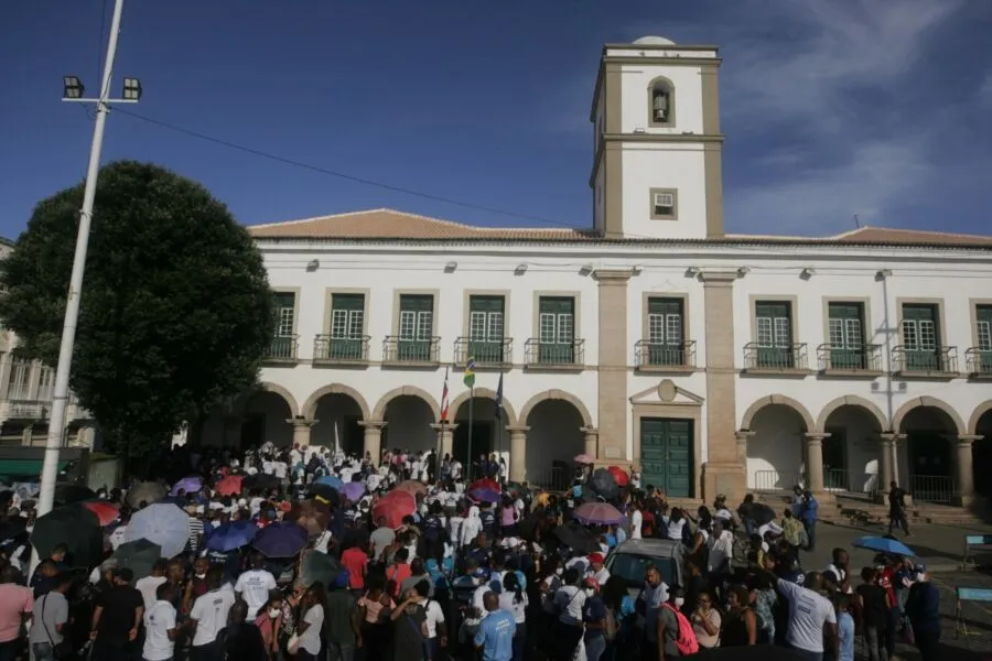 Agentes de combate de endemias e dos agentes comunitários de saúde durante votação do veto do Executivo ao reajuste salarial da categoria na sessão da terça-feira, 9