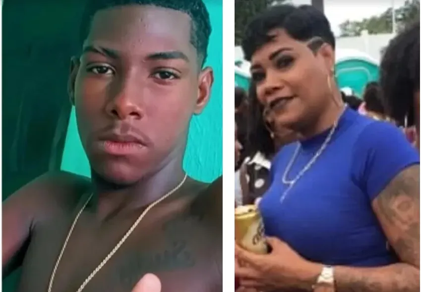 Kleberson Samir Santos do Vale, 16, e Sueli Joelma dos Santos, 41, foram mortos na porta de casa