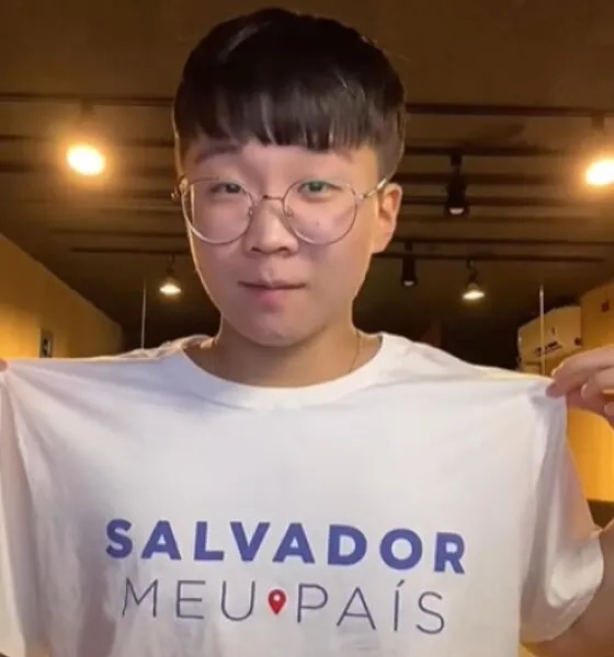 Influenciador está em Salvador desde o sábado, 27