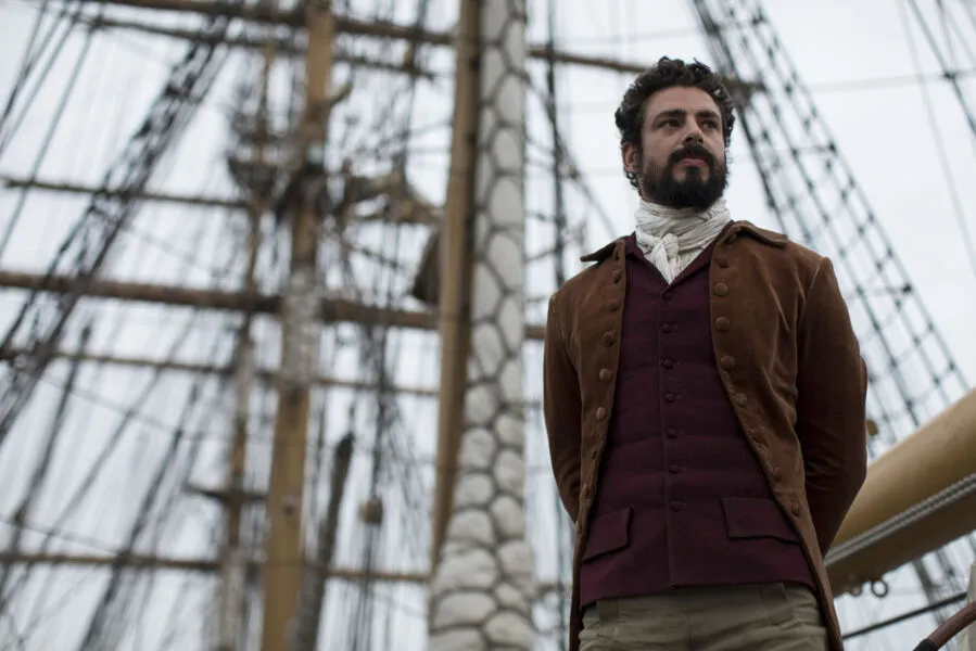 Cauã Reymond, como Dom Pedro I, se despede do jovem Pedro II