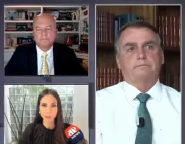 Bolsonaro atacou jornalista Amanda Klein, da Jovem Pan