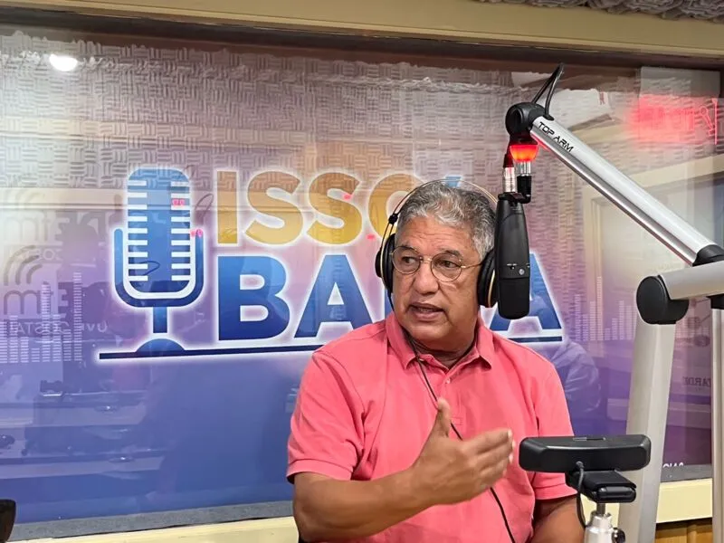 Rosemberg em entrevista ao Isso é Bahia, da rádio A TARDE FM