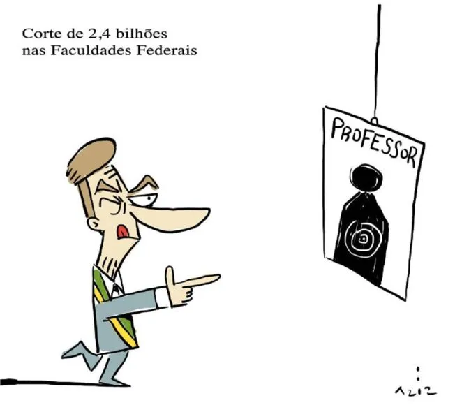 Imagem ilustrativa da imagem Charge do dia 08/10/2022