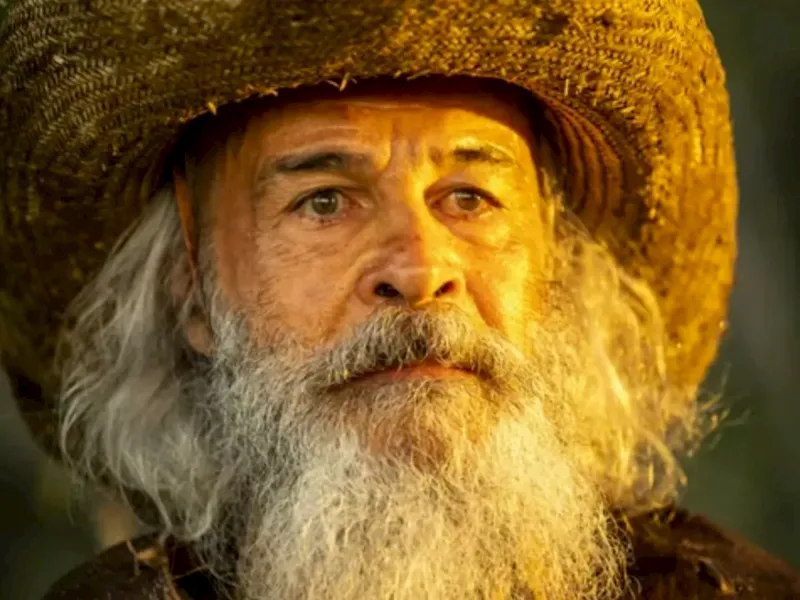 Ele estava na tela há alguns dias dando vida ao 'Velho do rio' no remake de 'Pantanal'