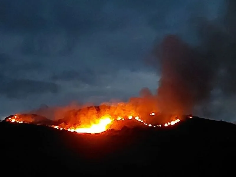 Segundo o ICMBio, o fogo teve início no domingo, 23, por volta das 9h