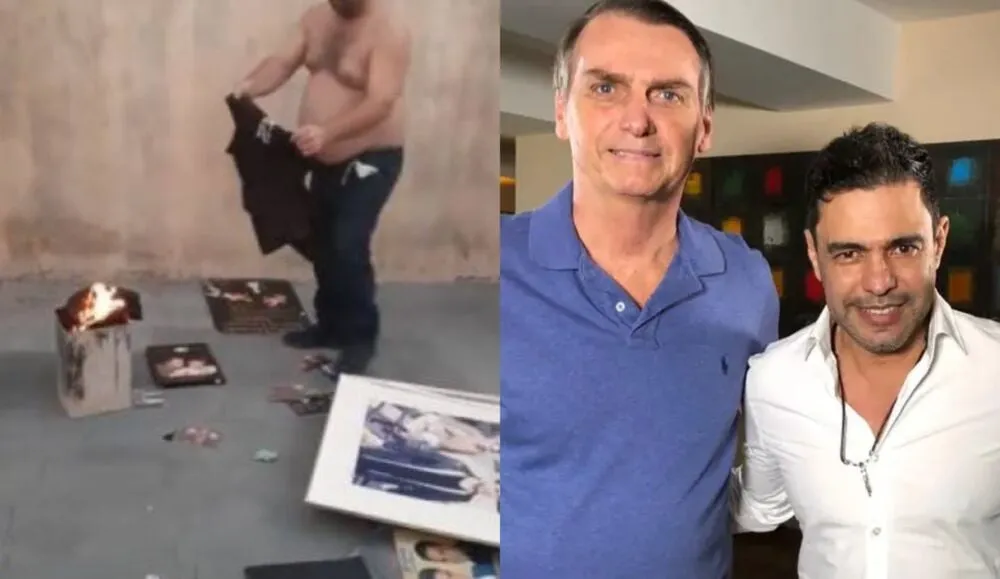 "Atitude de gente burra e idiota, que mistura as coisas", disse cantor