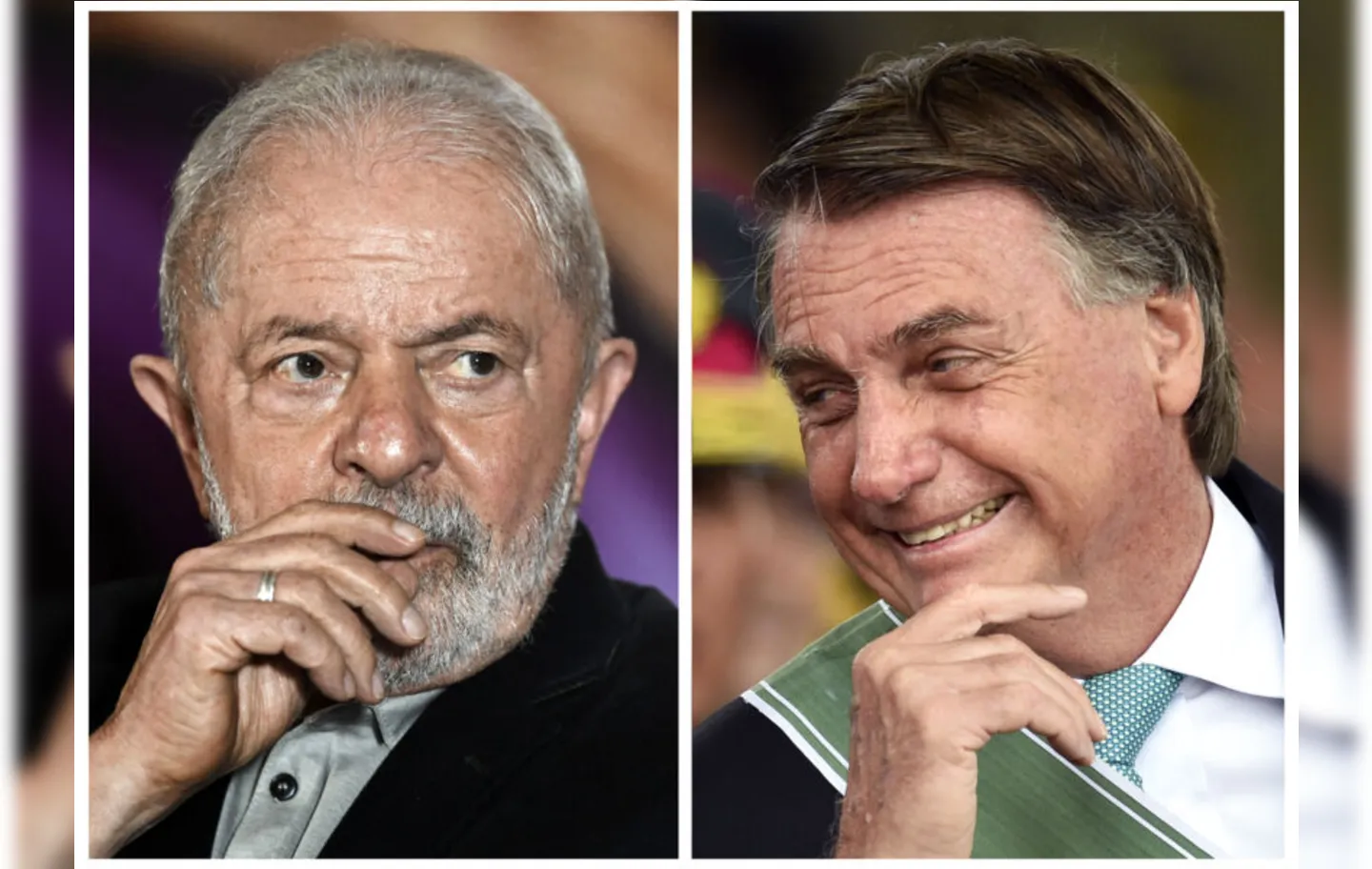 Lula e Bolsonaro, os atores principais  da disputa 2022